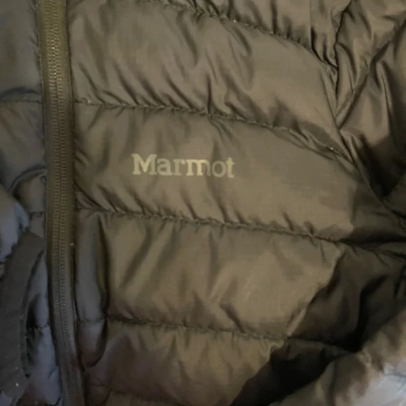 Marmot Black Puffer Jacket 600 fill